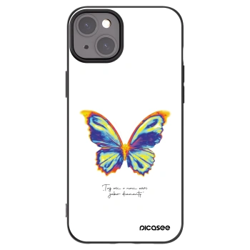 Picasee crna silikonska maskica za Apple iPhone 15 Plus - Diamanty White