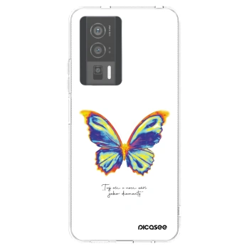 Picasee silikonska prozirna maskica za Xiaomi Poco F5 Pro 5G - Diamanty White