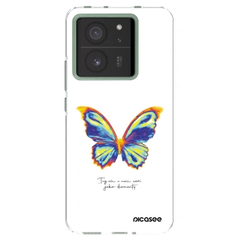 Picasee silikonska prozirna maskica za Xiaomi 13T Pro - Diamanty White