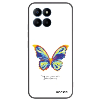 Picasee crna silikonska maskica za Honor 70 Lite - Diamanty White