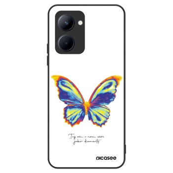 Maskica za Realme C33 (2023) - Diamanty White
