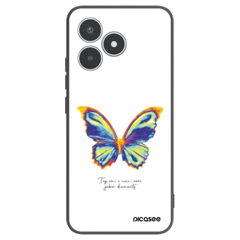 Picasee crna silikonska maskica za Realme C53 - Diamanty White