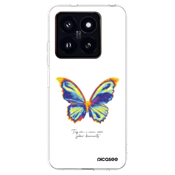 Picasee silikonska prozirna maskica za Xiaomi 14 Pro - Diamanty White