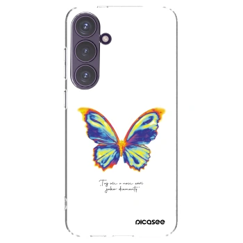 Picasee silikonska prozirna maskica za Samsung Galaxy S24+ S926B 5G - Diamanty White