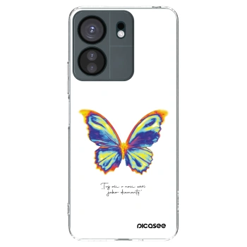 Picasee silikonska prozirna maskica za Xiaomi Redmi 13C 4G - Diamanty White
