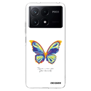 Picasee silikonska prozirna maskica za Xiaomi Poco X6 Pro - Diamanty White