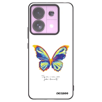 Picasee crna silikonska maskica za Xiaomi Redmi Note 13 Pro 5G - Diamanty White