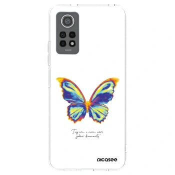Picasee silikonska prozirna maskica za Xiaomi Redmi Note 12 Pro 4G - Diamanty White