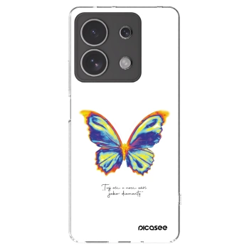 Picasee silikonska prozirna maskica za Xiaomi Redmi Note 13 4G - Diamanty White
