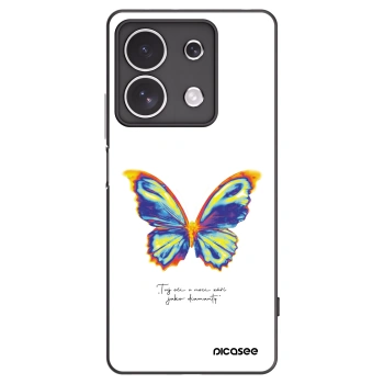Picasee crna silikonska maskica za Xiaomi Redmi Note 13 4G - Diamanty White