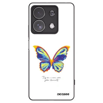 Picasee crna silikonska maskica za Xiaomi Redmi Note 13 Pro 4G - Diamanty White