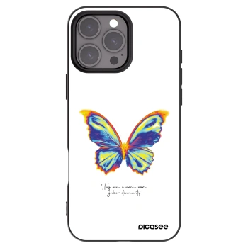 Picasee crna silikonska maskica za Apple iPhone 16 Pro Max - Diamanty White