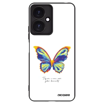 Picasee crna silikonska maskica za Xiaomi Redmi 13C 5G - Diamanty White