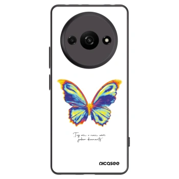 Picasee crna silikonska maskica za Xiaomi Redmi A3 - Diamanty White