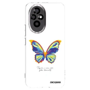 Picasee silikonska prozirna maskica za Honor 200 5G - Diamanty White