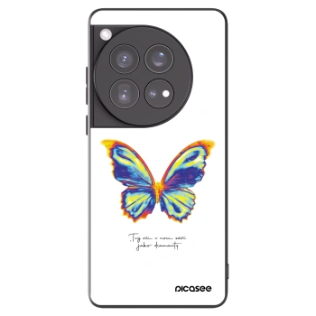 Picasee crna silikonska maskica za OnePlus 12 5G - Diamanty White