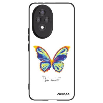 Picasee crna silikonska maskica za Honor 200 Pro 5G - Diamanty White