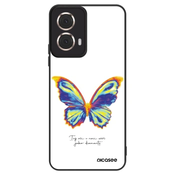 Maskica za Motorola Moto G85 - Diamanty White