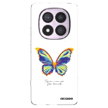 Picasee silikonska prozirna maskica za Xiaomi Redmi Note 14 Pro 4G - Diamanty White