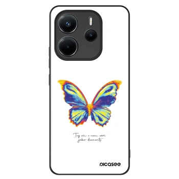 Maskica za Xiaomi Redmi Note 14 4G - Diamanty White