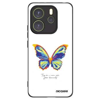 Picasee crna silikonska maskica za Xiaomi Redmi Note 14 4G - Diamanty White