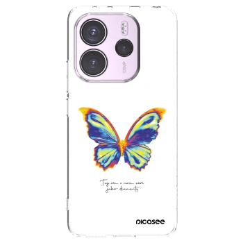 Picasee silikonska prozirna maskica za Xiaomi Redmi Note 14 4G - Diamanty White