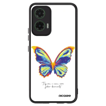 Maskica za Motorola Moto G35 5G - Diamanty White