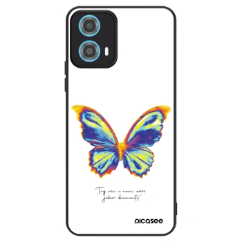 Maskica za Motorola Moto G34 5G - Diamanty White