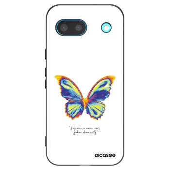 Picasee crna silikonska maskica za Google Pixel 8a - Diamanty White
