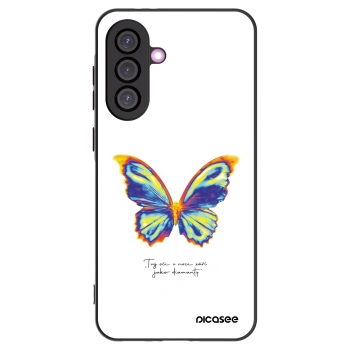 Picasee crna silikonska maskica za Samsung Galaxy A36 5G - Diamanty White