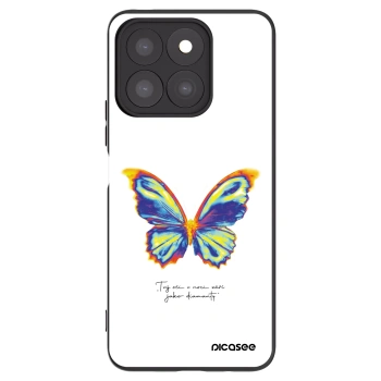 Picasee crna silikonska maskica za Honor X8c - Diamanty White