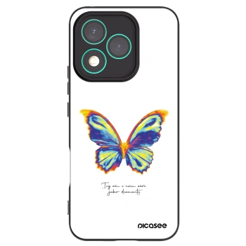 Picasee crna silikonska maskica za Honor 400 Lite 5G - Diamanty White