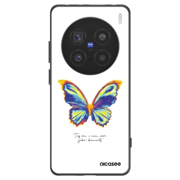 Picasee crna silikonska maskica za Vivo X200 Pro - Diamanty White