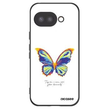 Picasee crna silikonska maskica za Google Pixel 9a - Diamanty White