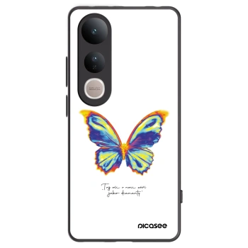 Picasee crna silikonska maskica za Vivo V50 Lite 5G - Diamanty White