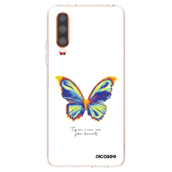 Picasee silikonska prozirna maskica za Huawei P30 - Diamanty White