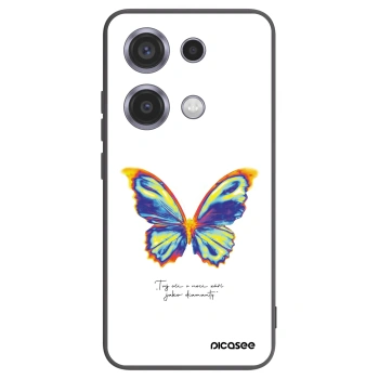 Picasee crna silikonska maskica za Xiaomi Redmi Note 14S - Diamanty White