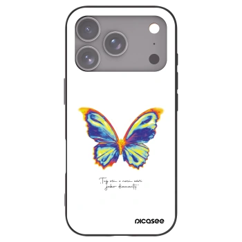 Picasee crna silikonska maskica za Apple iPhone 17 Pro - Diamanty White