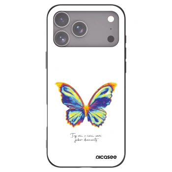 Picasee crna silikonska maskica za Apple iPhone 17 Pro Max - Diamanty White