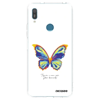 Picasee silikonska prozirna maskica za Huawei Y6 2019 - Diamanty White