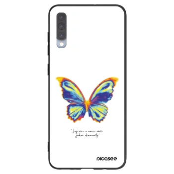 Picasee crna silikonska maskica za Samsung Galaxy A70 A705F - Diamanty White