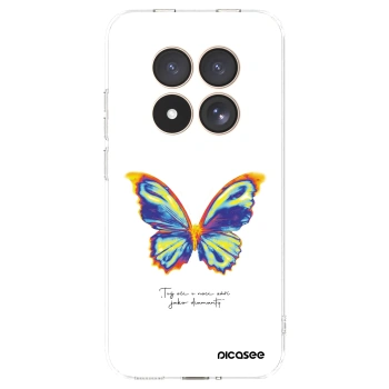 Picasee silikonska prozirna maskica za Xiaomi Redmi Note 15 Pro 4G - Diamanty White