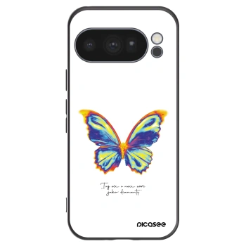 Picasee crna silikonska maskica za Google Pixel 10 Pro - Diamanty White