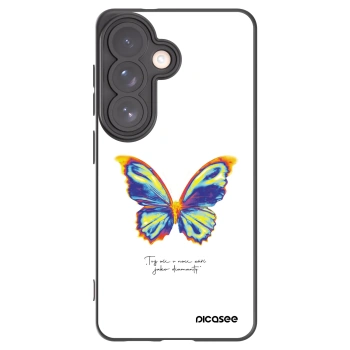 Picasee crna silikonska maskica za Samsung Galaxy S26 - Diamanty White