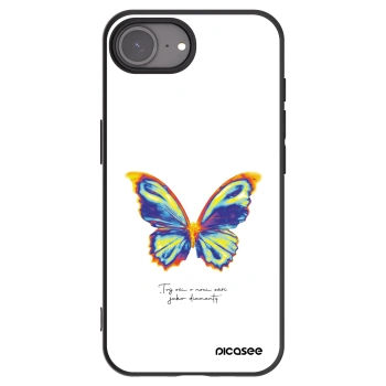 Picasee crna silikonska maskica za Apple iPhone 17e - Diamanty White