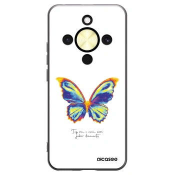 Picasee crna silikonska maskica za Honor Magic8 Lite 5G - Diamanty White