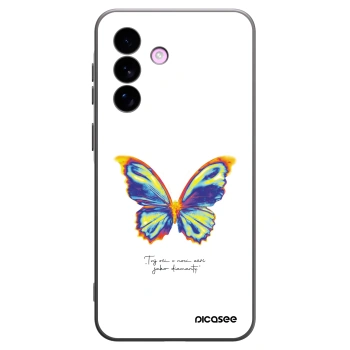 Picasee crna silikonska maskica za Samsung Galaxy A57 5G - Diamanty White
