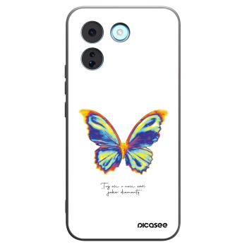 Picasee crna silikonska maskica za Xiaomi Redmi Note 17 Pro MAX 5G - Diamanty White