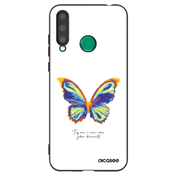 Picasee crna silikonska maskica za Honor 20 Lite - Diamanty White