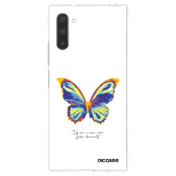 Picasee silikonska prozirna maskica za Samsung Galaxy Note 10 N970F - Diamanty White